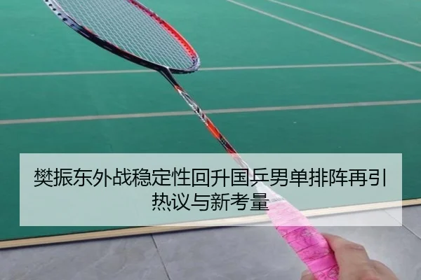 樊振东外战稳定性回升国乒男单排阵再引热议与新考量